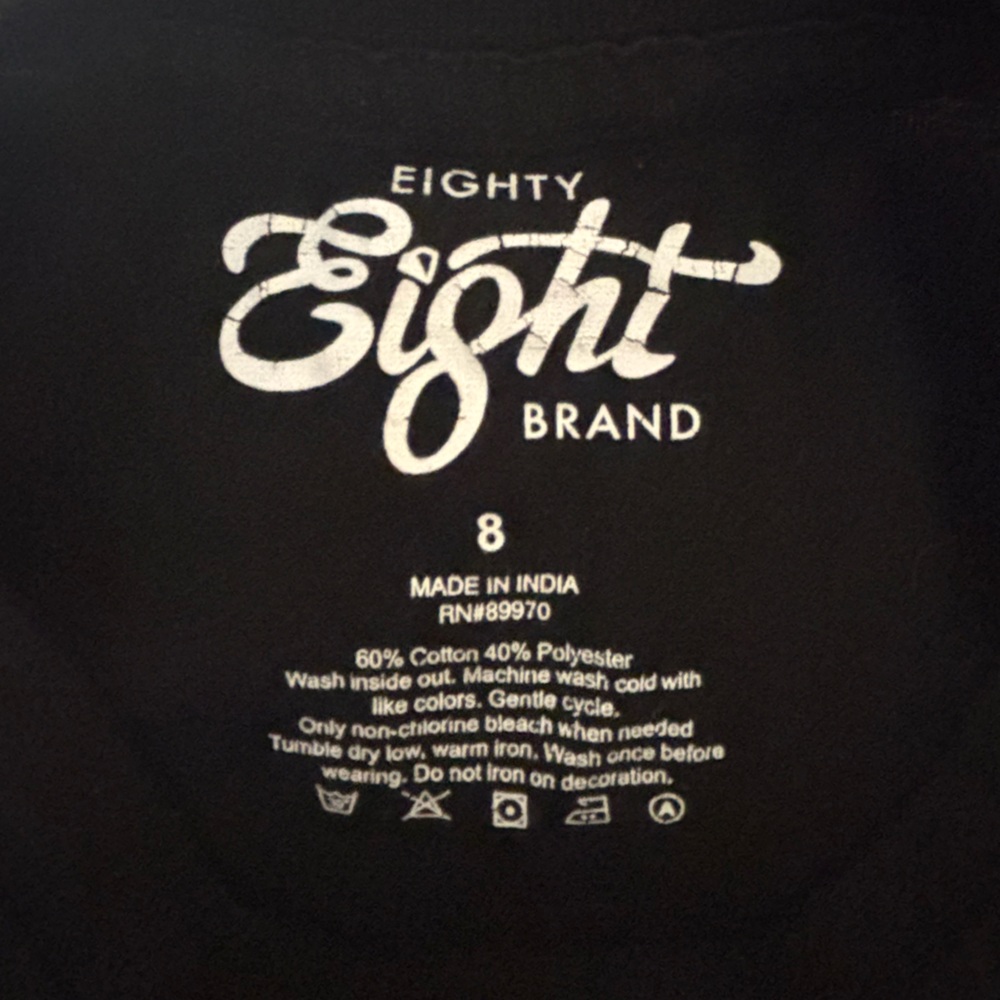 Psalm 119:105 Bible Verse Short Sleeve Tee Color Black size 8 used in good cond - Picture 4 of 7
